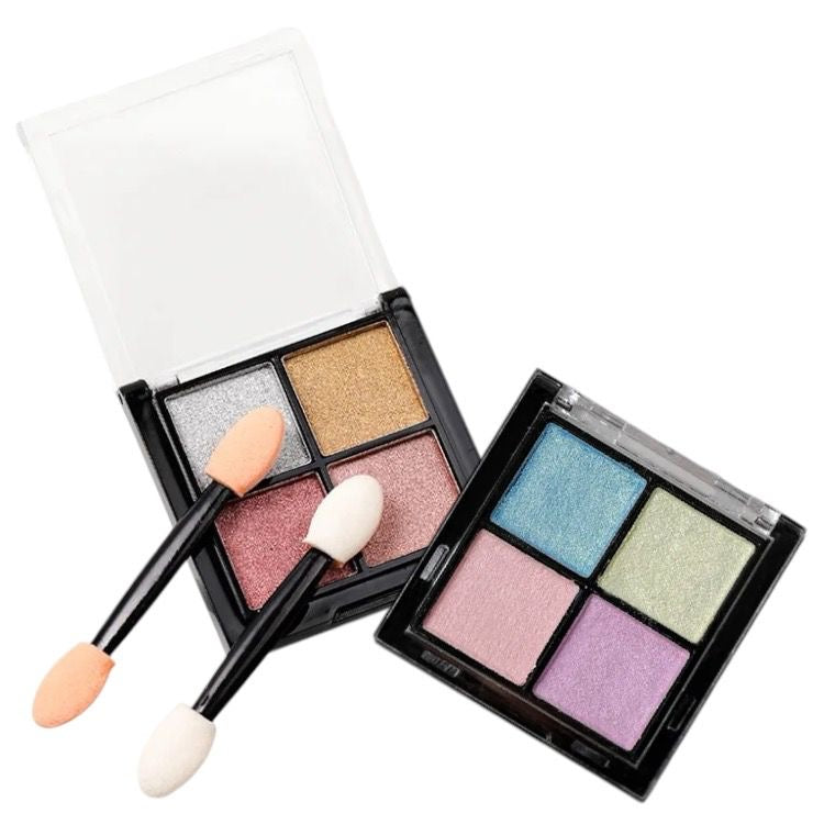 Paleta de polvo efecto espejo 4 colores