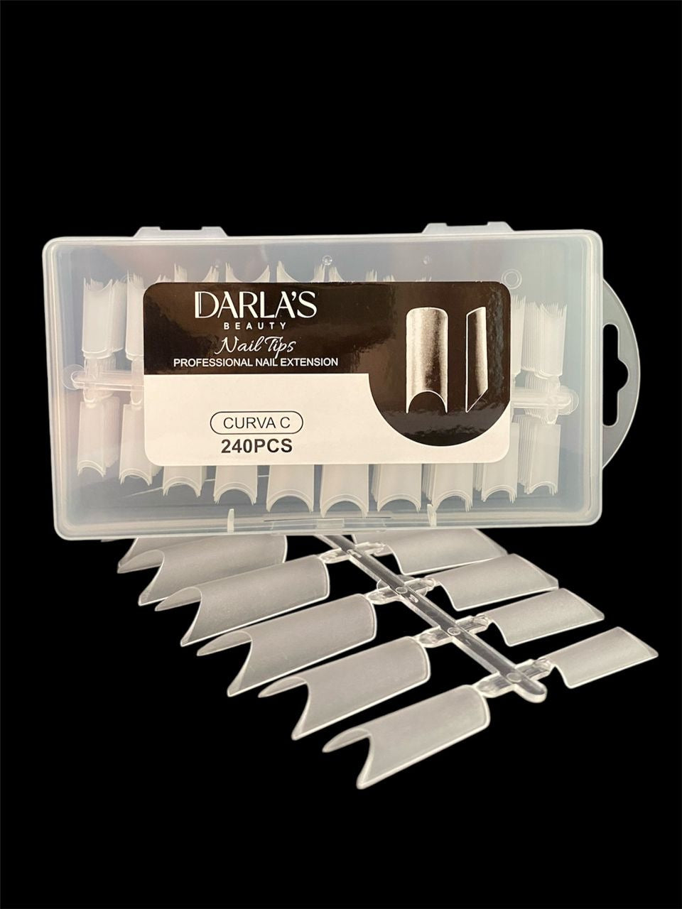 Caja de uñas Curva C Rusa