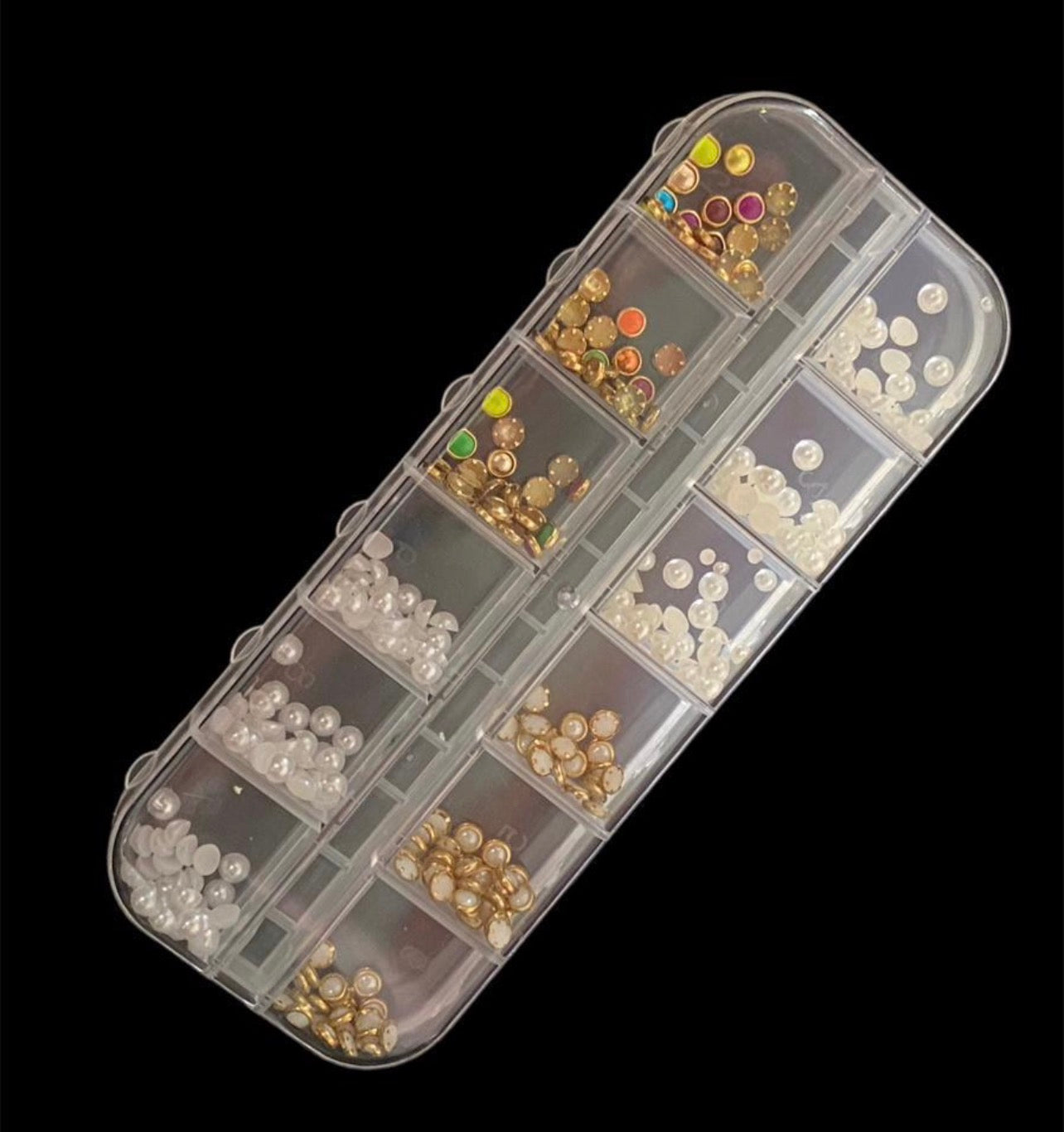 Pastillero media perla mix