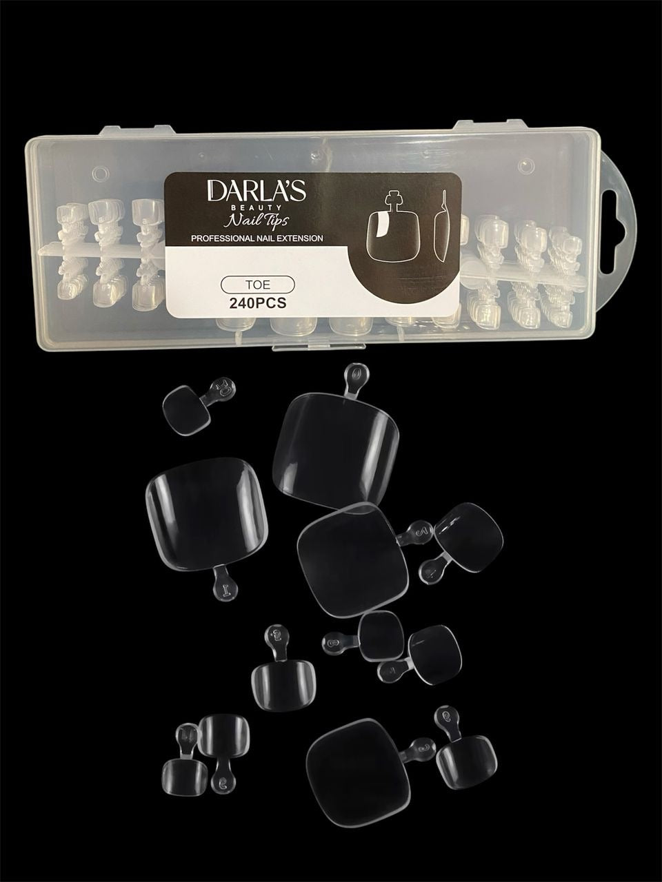Caja de uñas jelly para pie