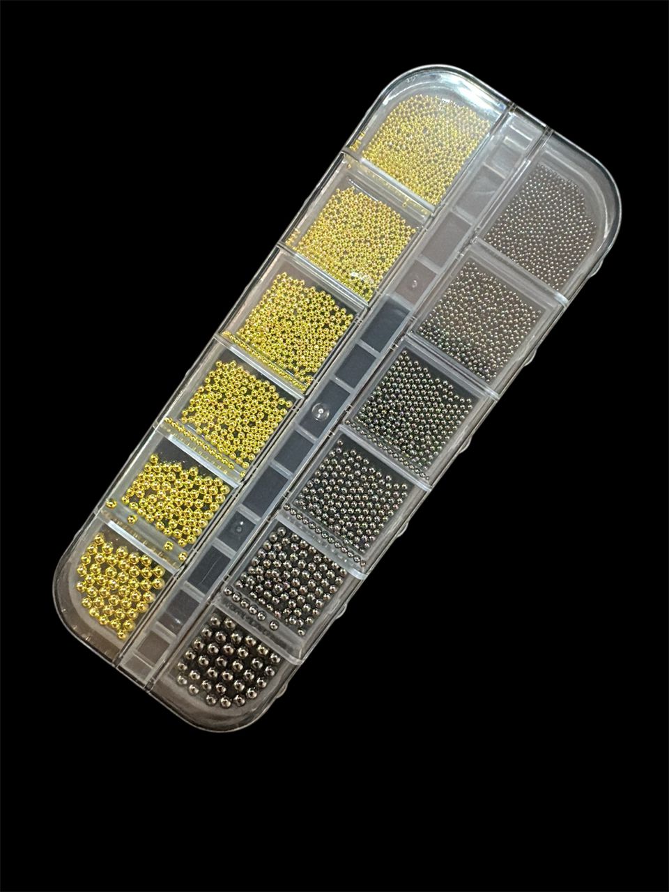 Pastillero balin colores negro y dorado
