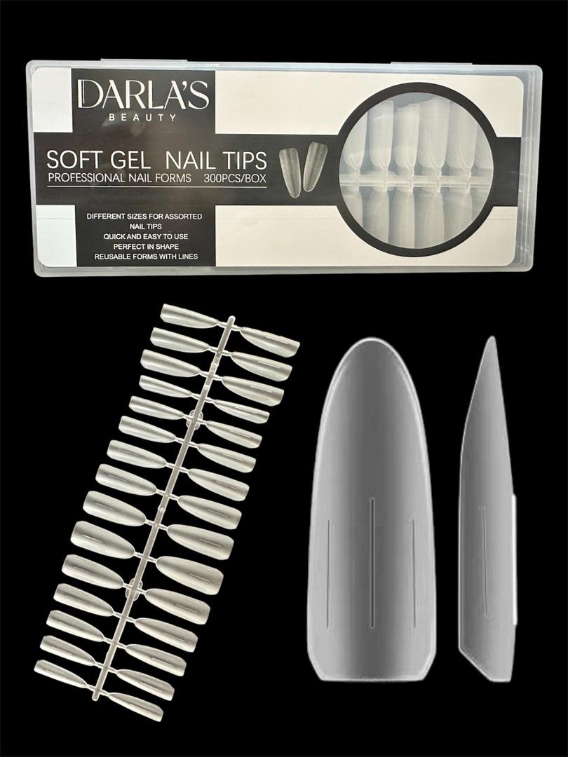 Caja de uñas Premium Soft Gel Almond Rusa