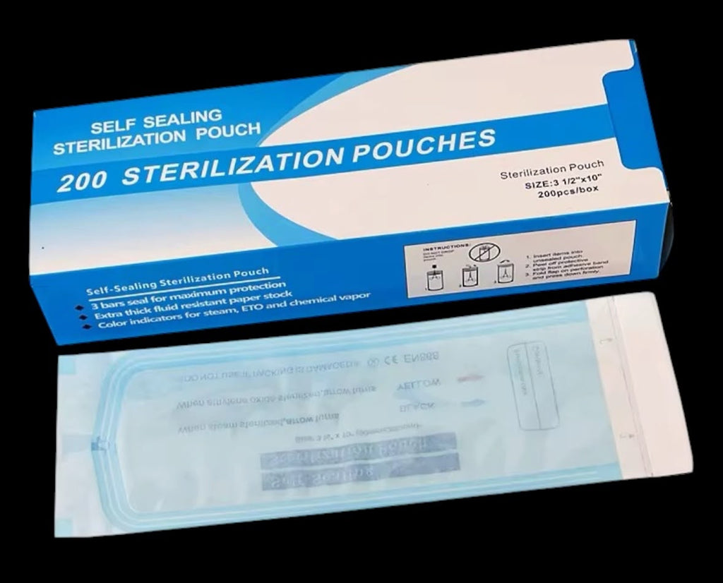 Bolsas para esterilización de implementos de manicure