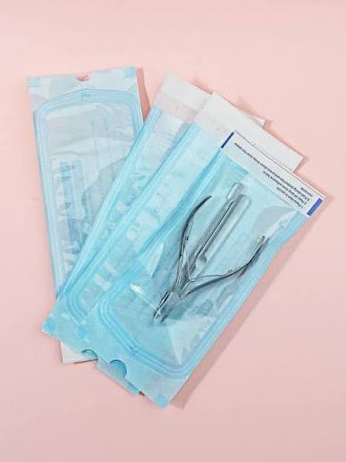 Bolsas para esterilización de implementos de manicure