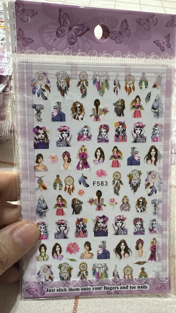 Stickers para uñas