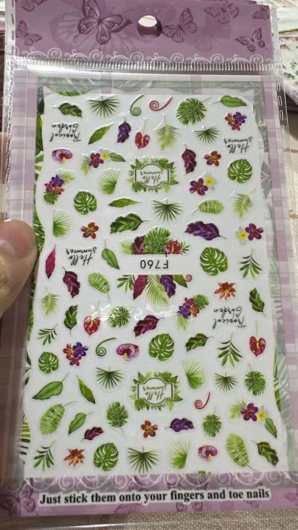 Stickers para uñas
