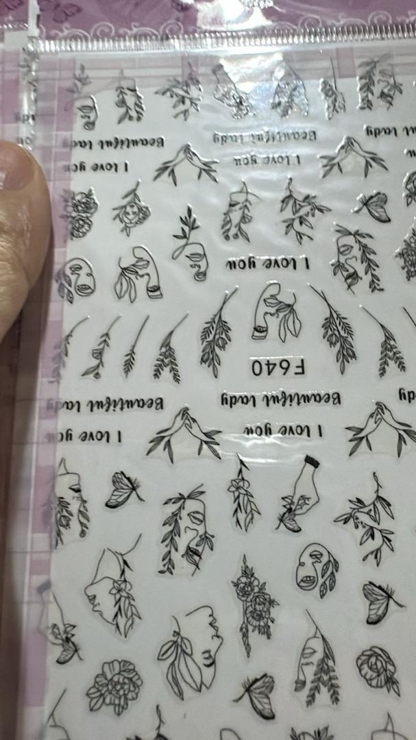 Stickers para uñas