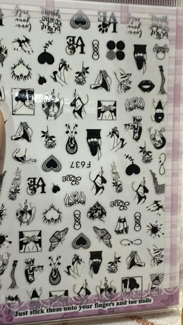 Stickers para uñas