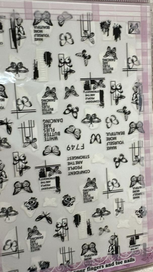 Stickers para uñas